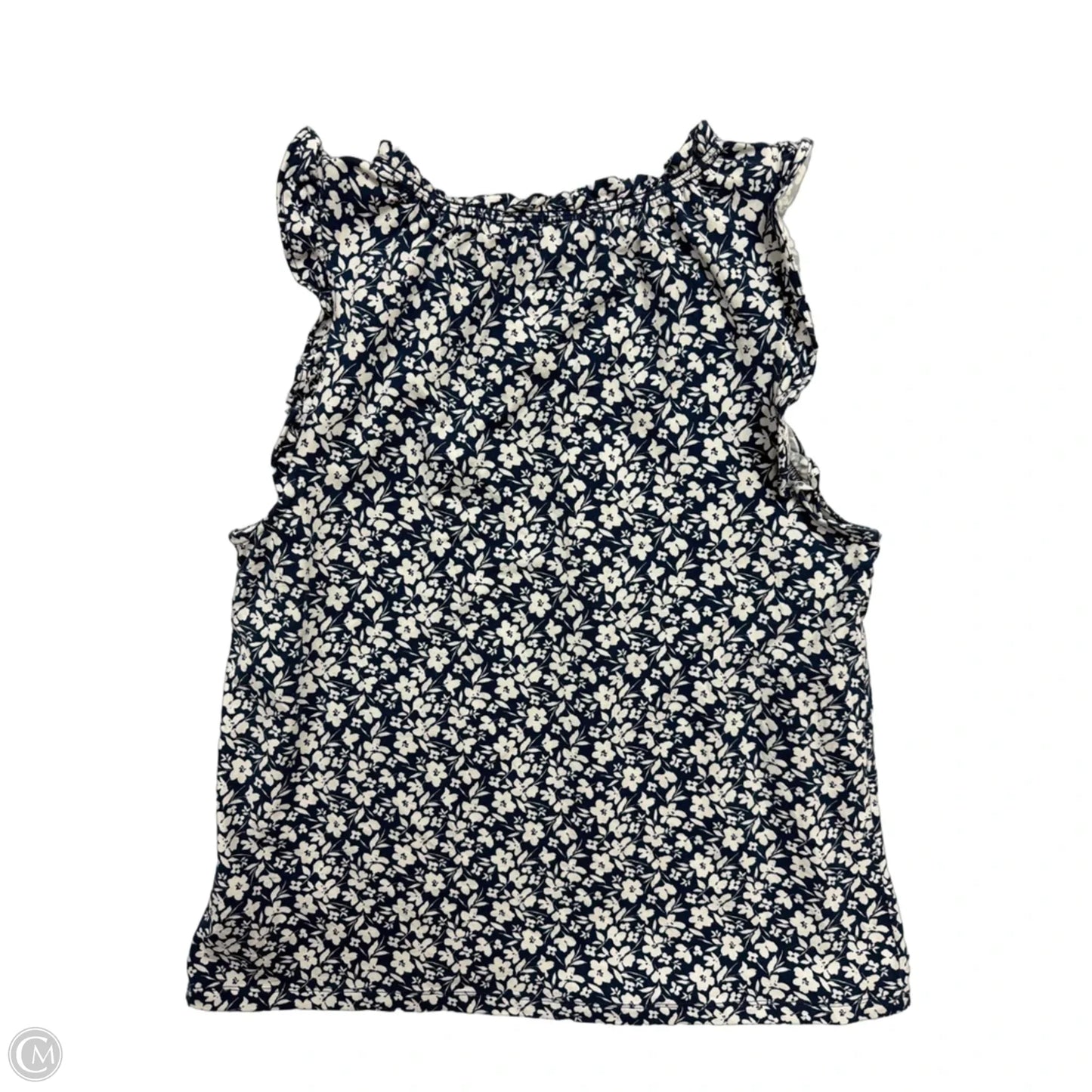 Top Sleeveless By Lc Lauren Conrad In Floral Print, Size: M