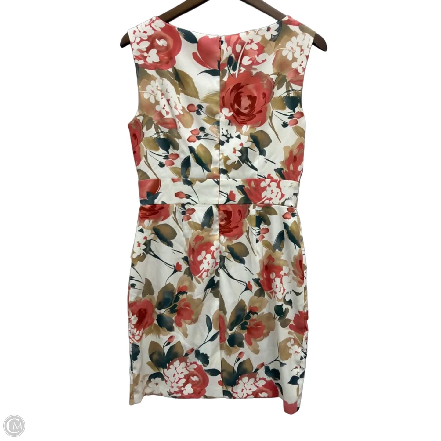 Dress Party Short By Dressbarn In Floral Print, Size: M