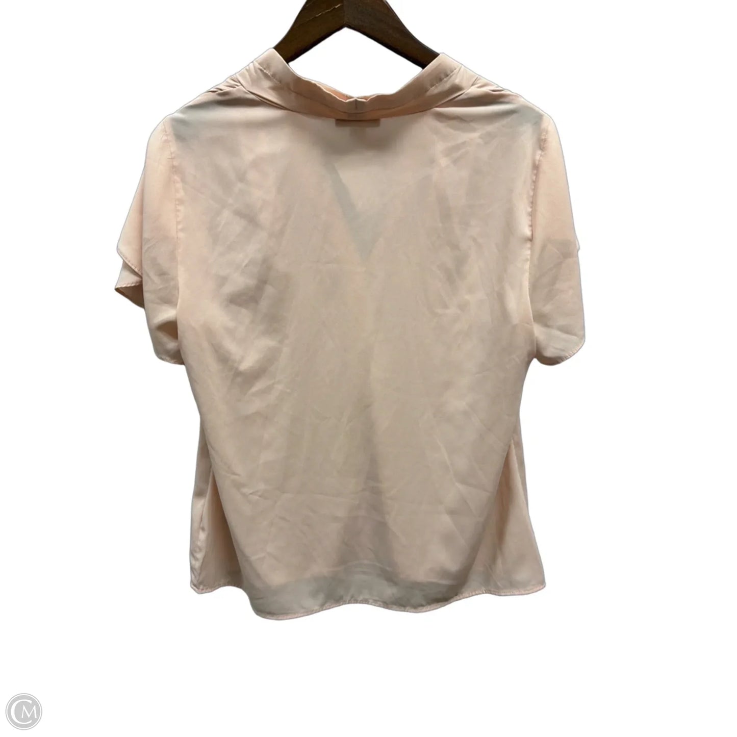 Top Short Sleeve By Calvin Klein In Pink, Size: Xl