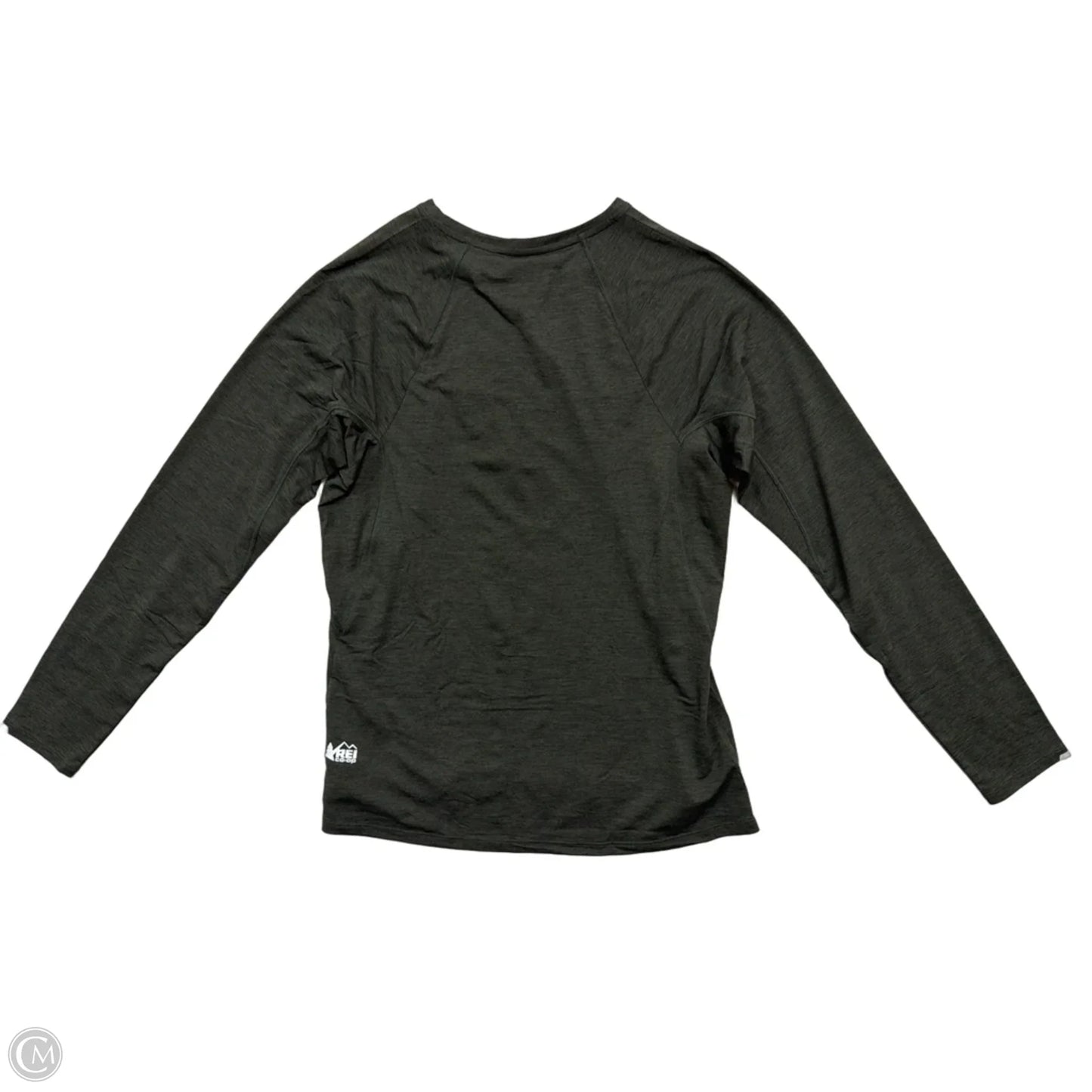 Athletic Top Long Sleeve Crewneck By Rei In Grey, Size: M