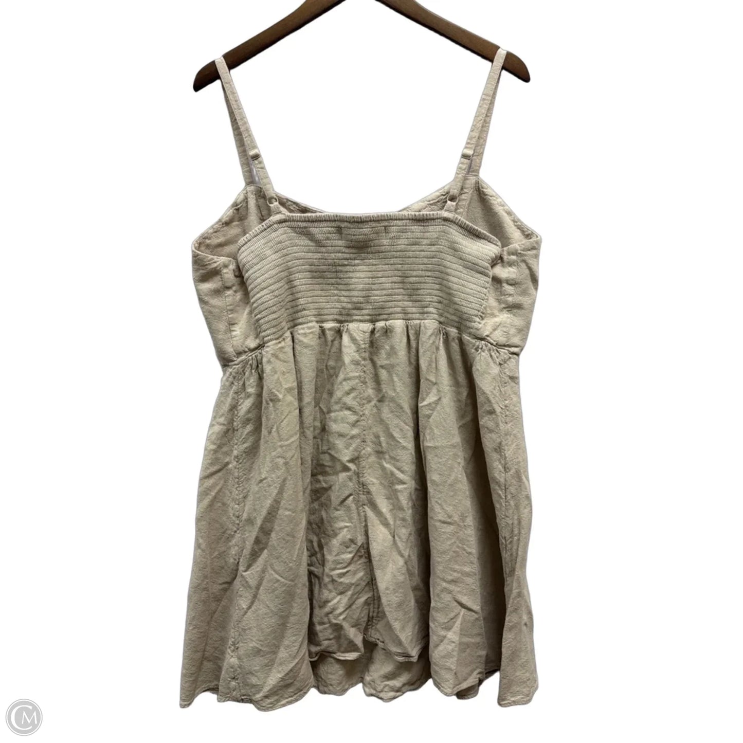 Dress Casual Short By Old Navy In Tan, Size: 1x