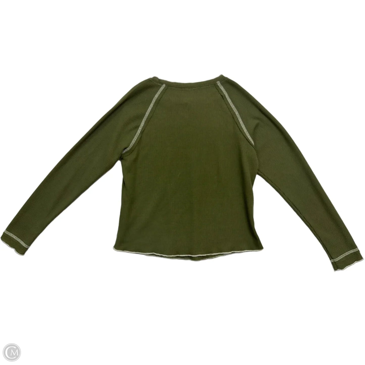Top Long Sleeve By Clothes Mentor In Green, Size: M
