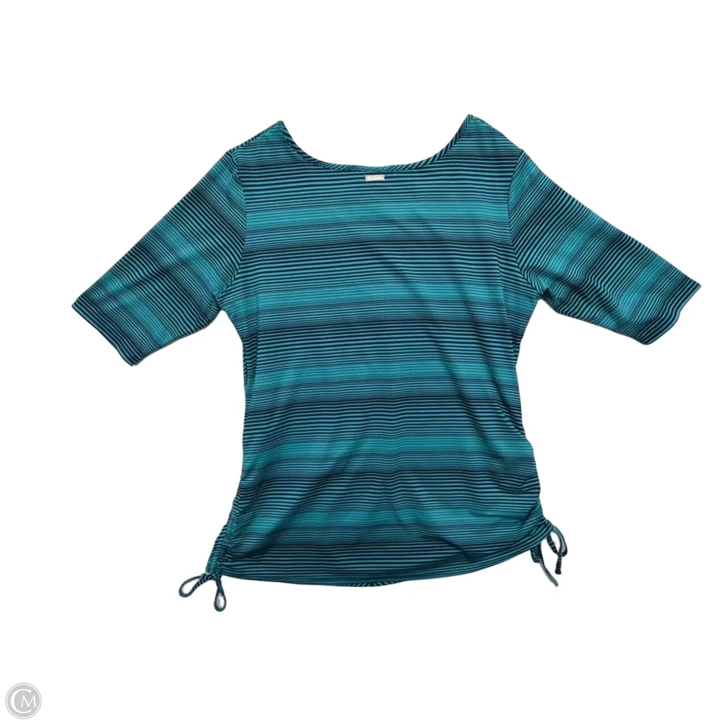 Athletic Top Short Sleeve By Columbia In Blue, Size: L