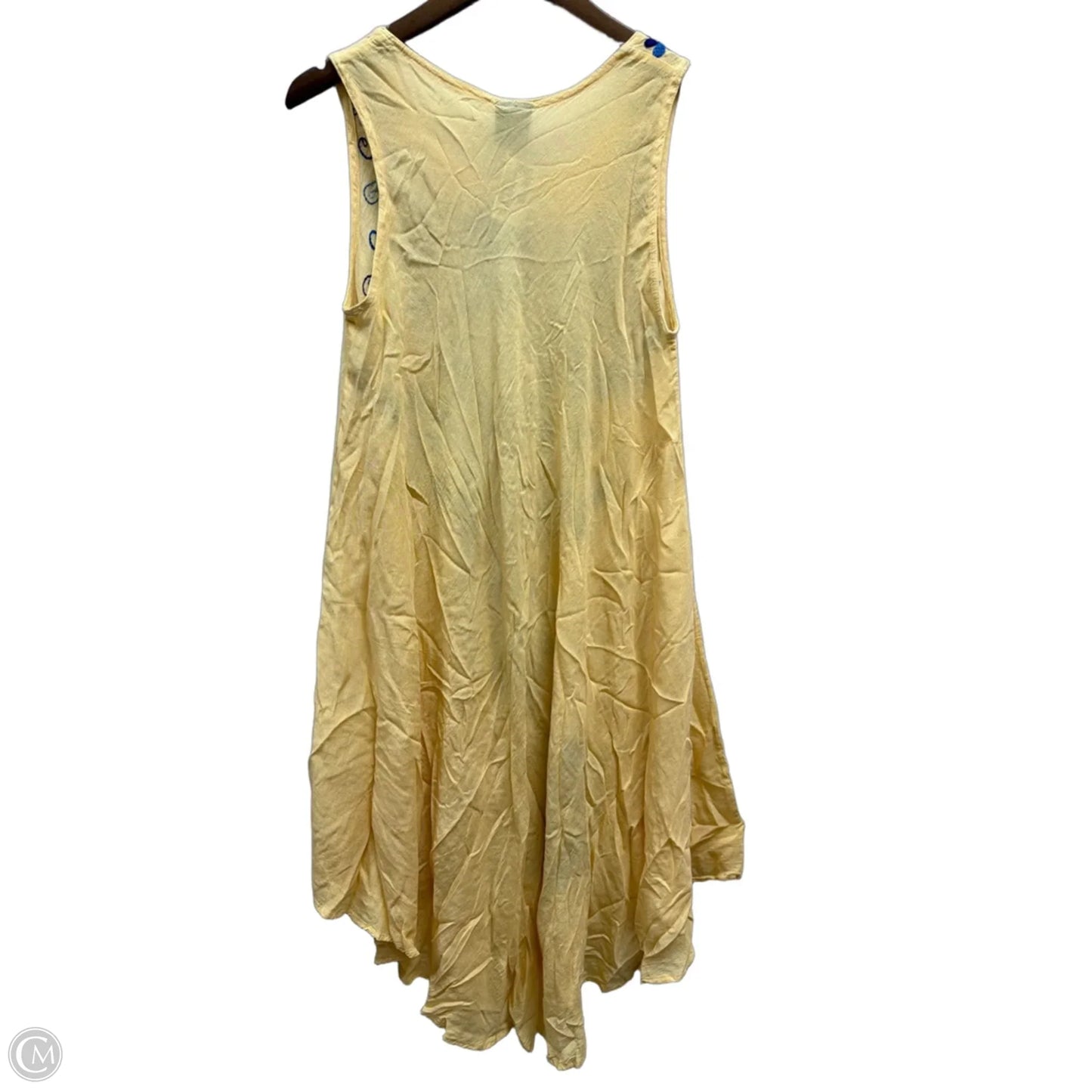 Dress Casual Midi By Clothes Mentor In Blue & Yellow, Size: S