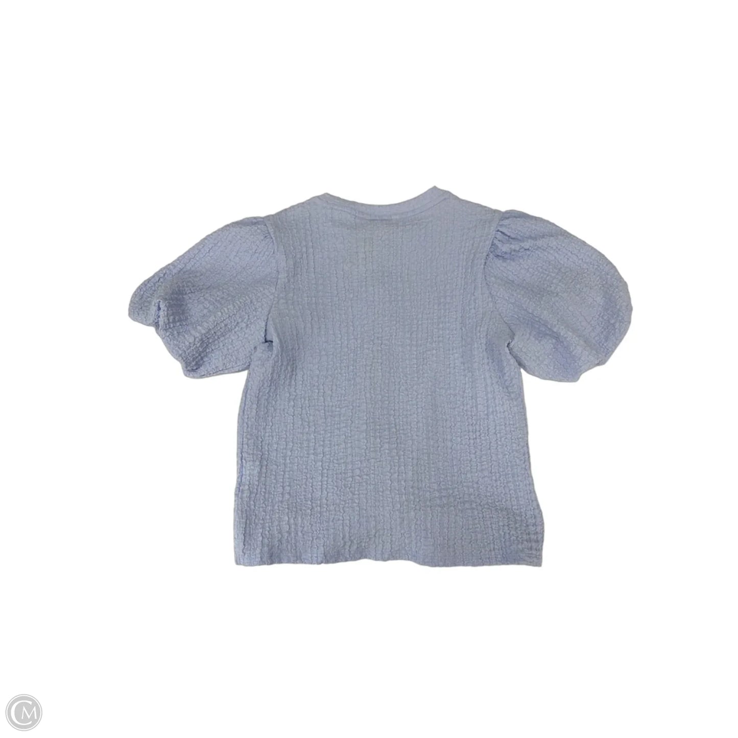 Top Short Sleeve By Nine West Apparel In Blue, Size: S