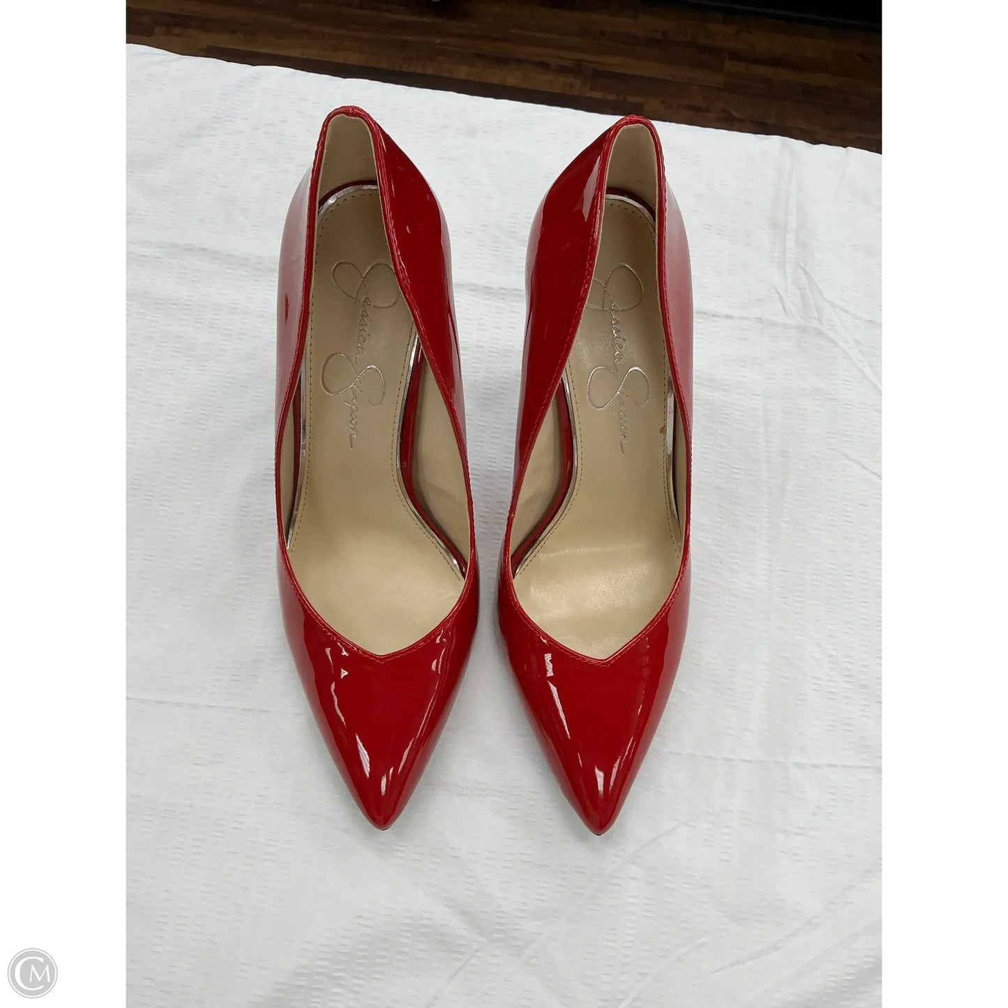 Shoes Heels Platform By Jessica Simpson In Red, Size: 8.5