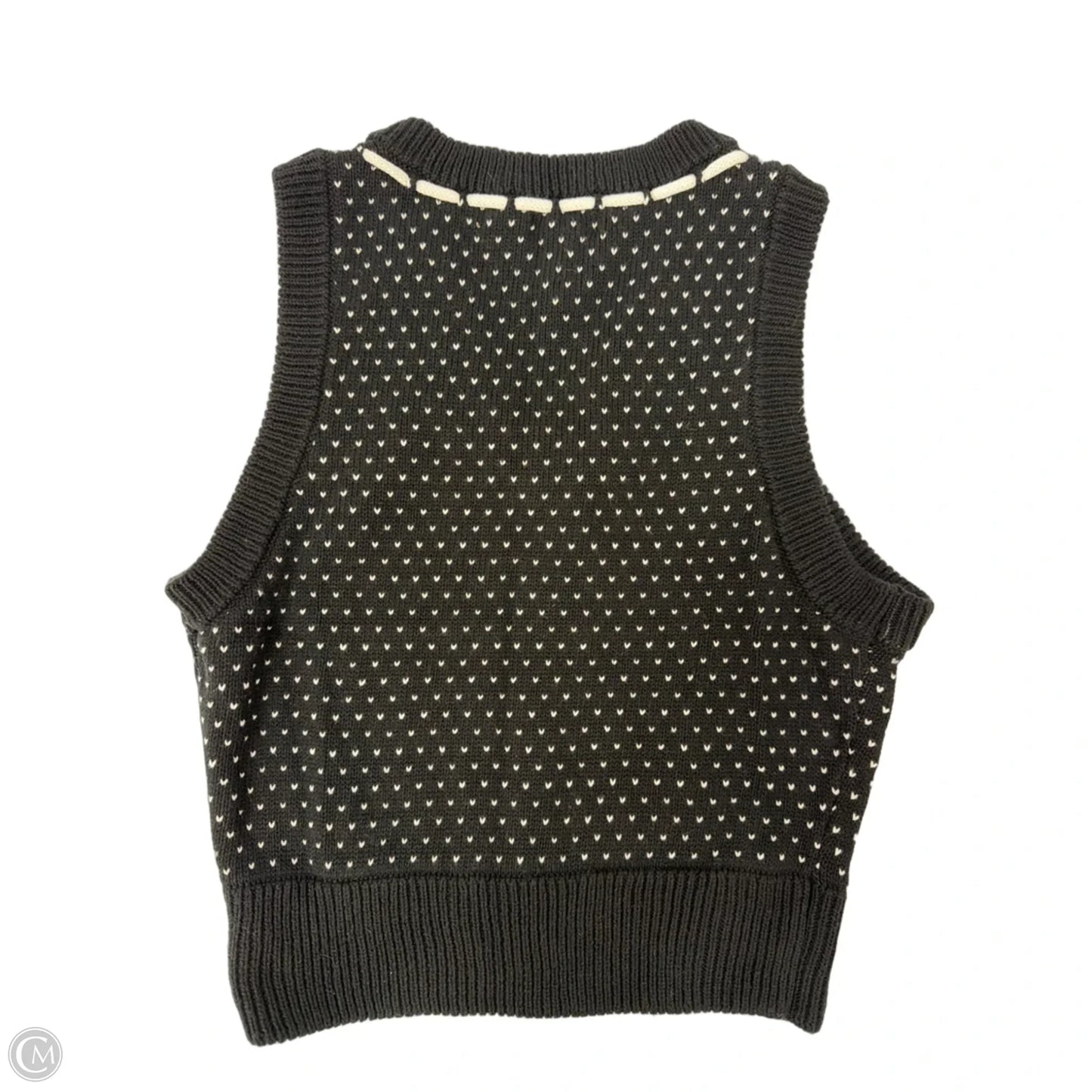 Vest Other By Clothes Mentor In Black & White, Size: M