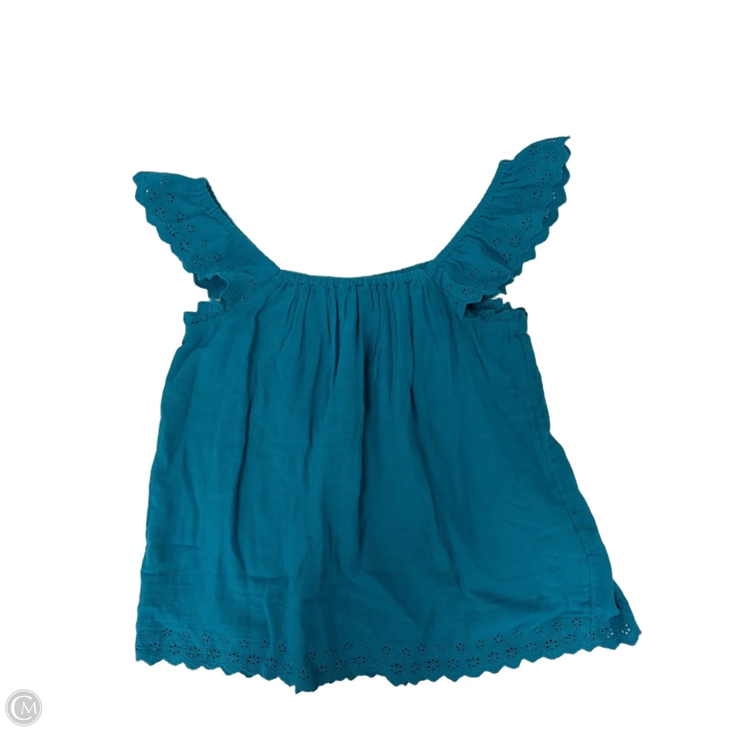 Tank Top By Time And Tru In Teal, Size: S