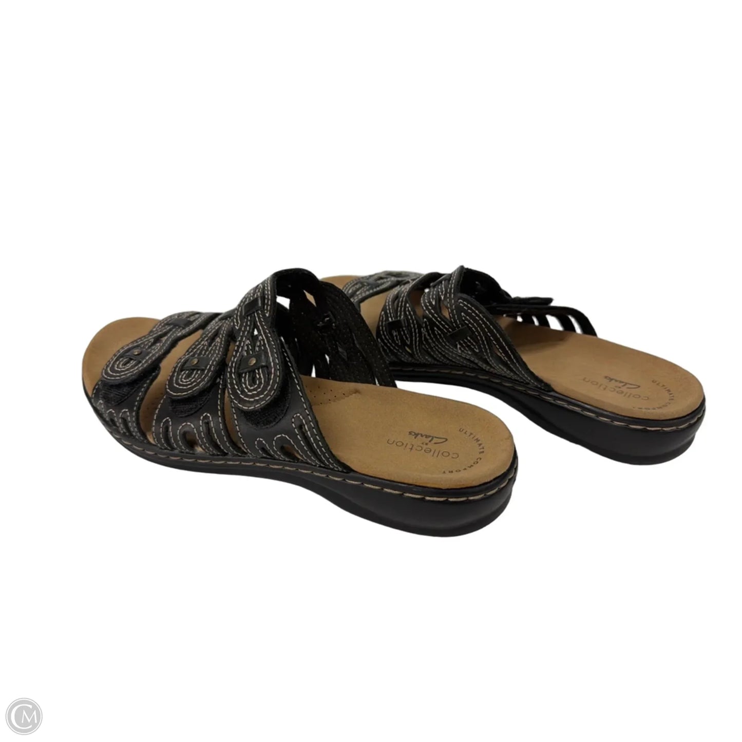 Sandals Flats By Clarks In Brown, Size: 7.5