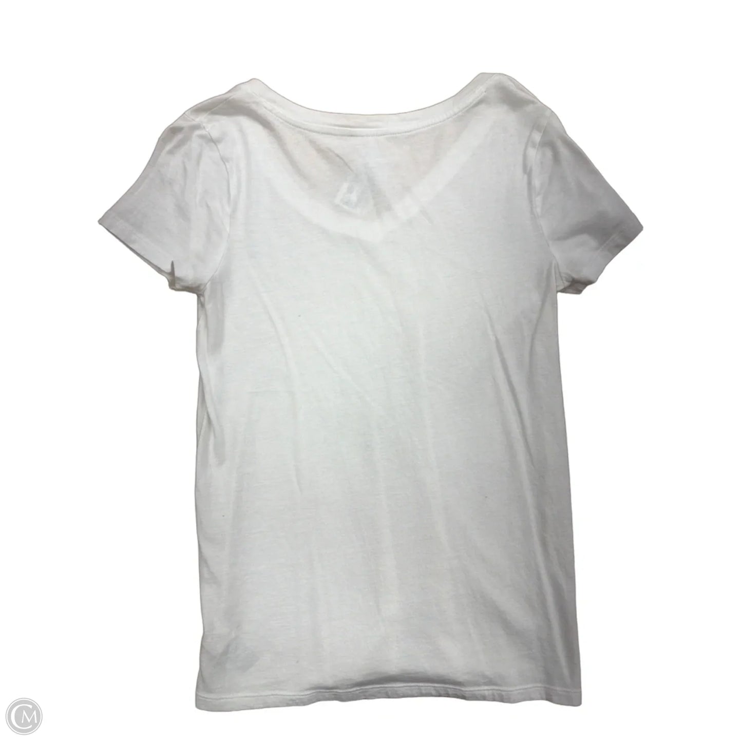 Top Short Sleeve Basic By Gap In White, Size: S
