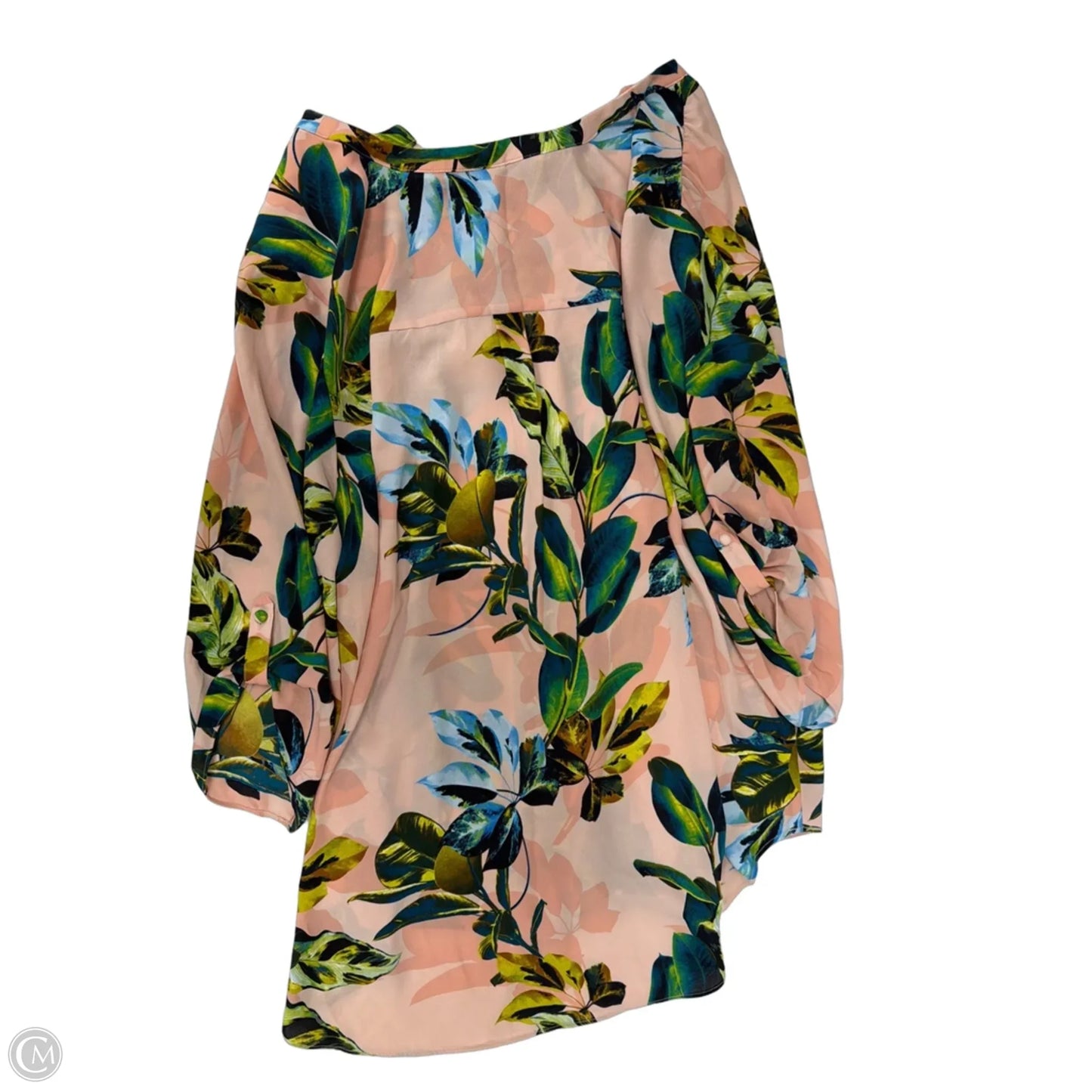Top Short Sleeve By Worthington In Floral Print, Size: 3x