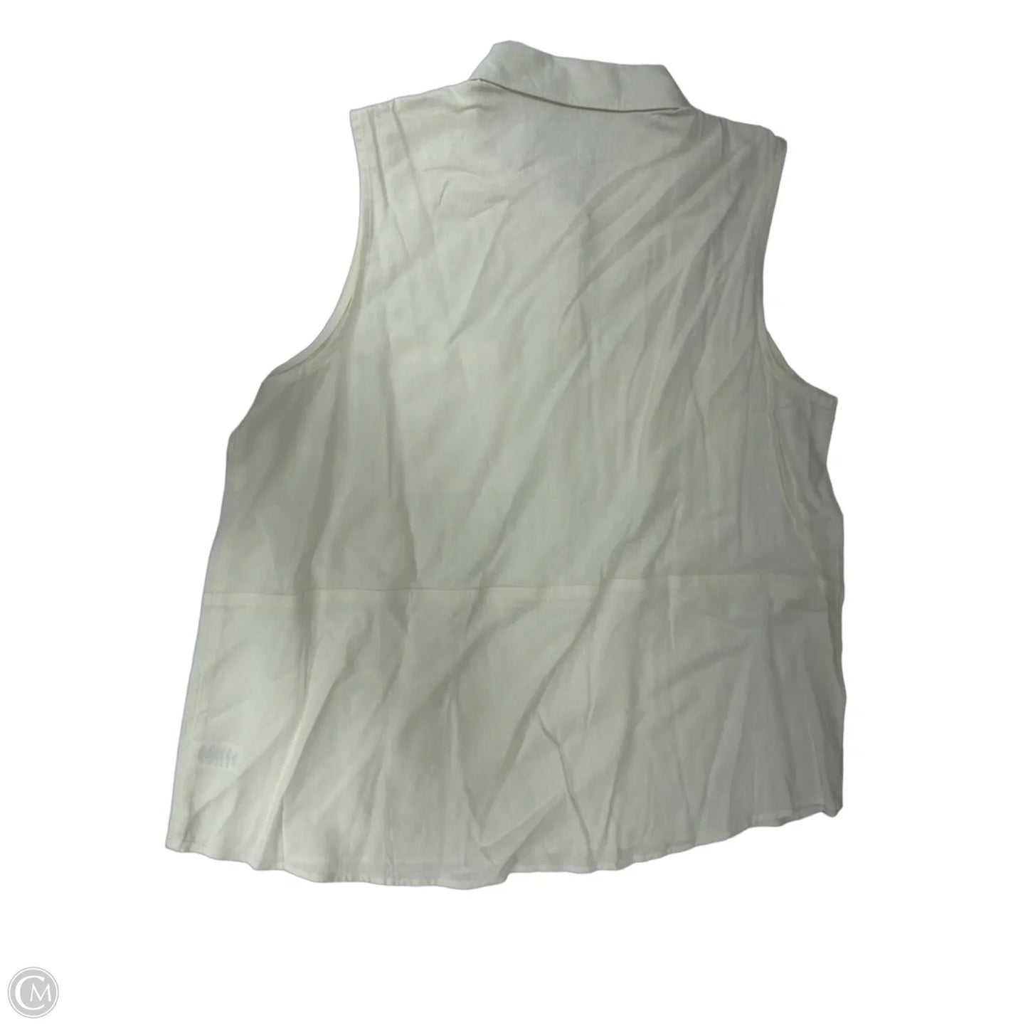 Top Sleeveless By 89th And Madison In Cream, Size: Xl