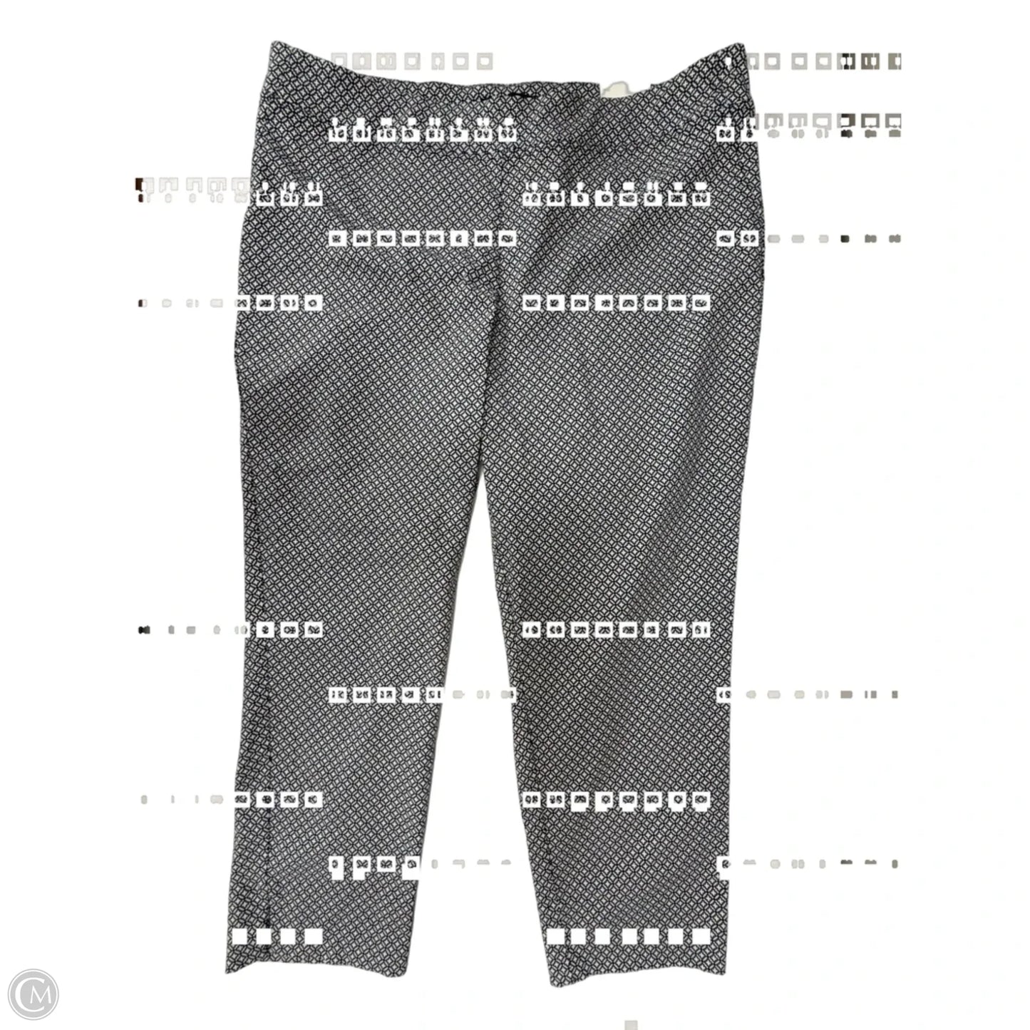 Pants Dress By Clothes Mentor In Blue & White, Size: 18