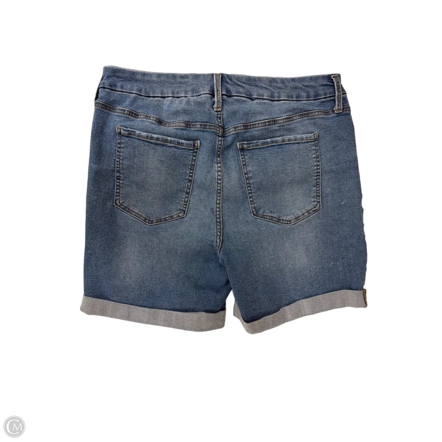 Shorts By Terra & Sky In Blue Denim, Size: 18