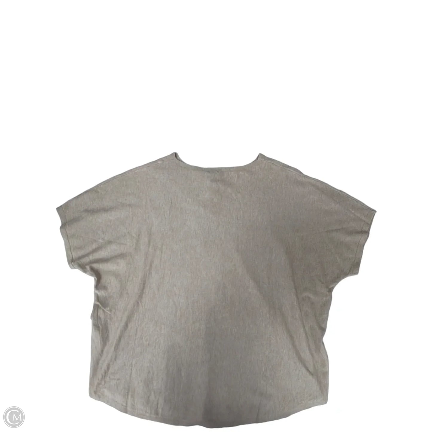 Top Short Sleeve By Aaeda In Tan, Size: 2x