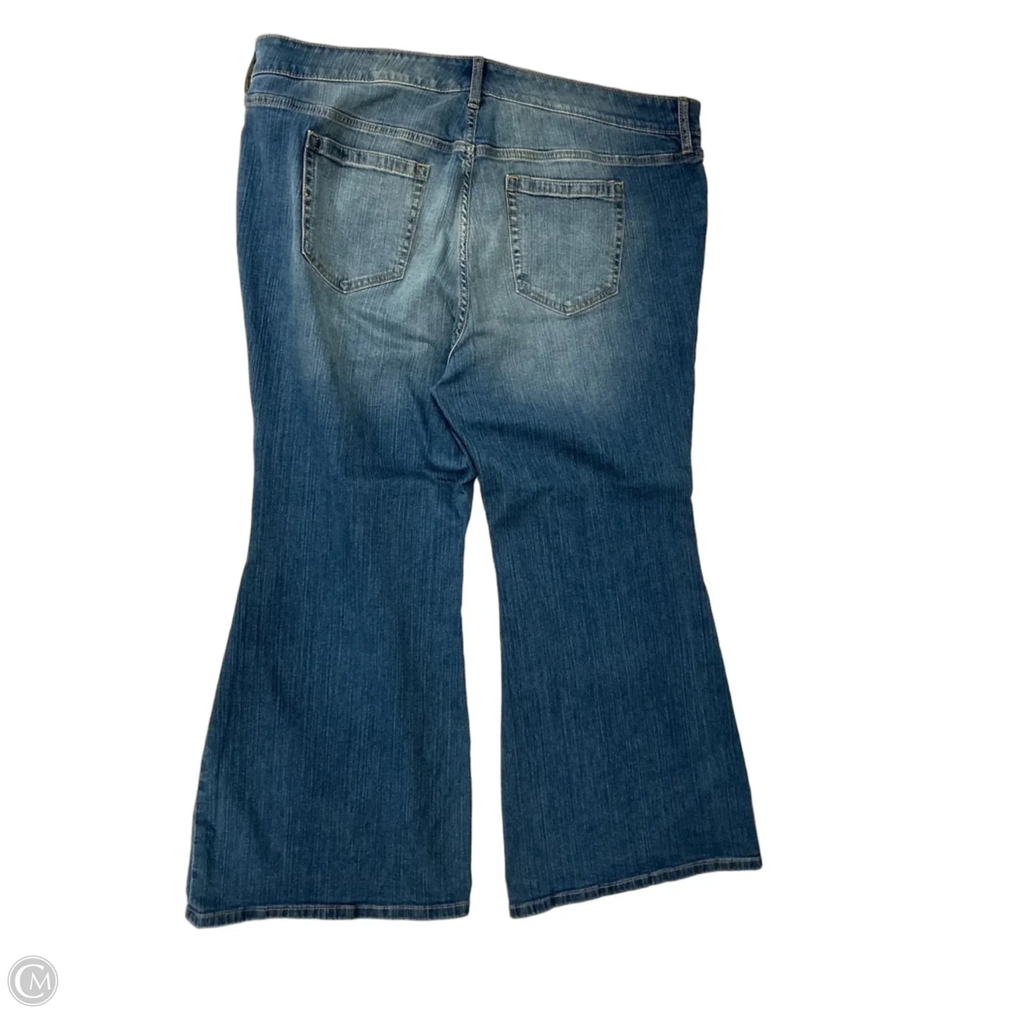 Jeans Flared By Torrid In Blue Denim, Size: 20
