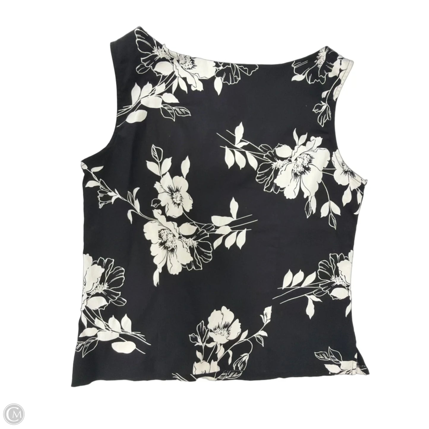 Tank Top By Worthington In Black & White, Size: L