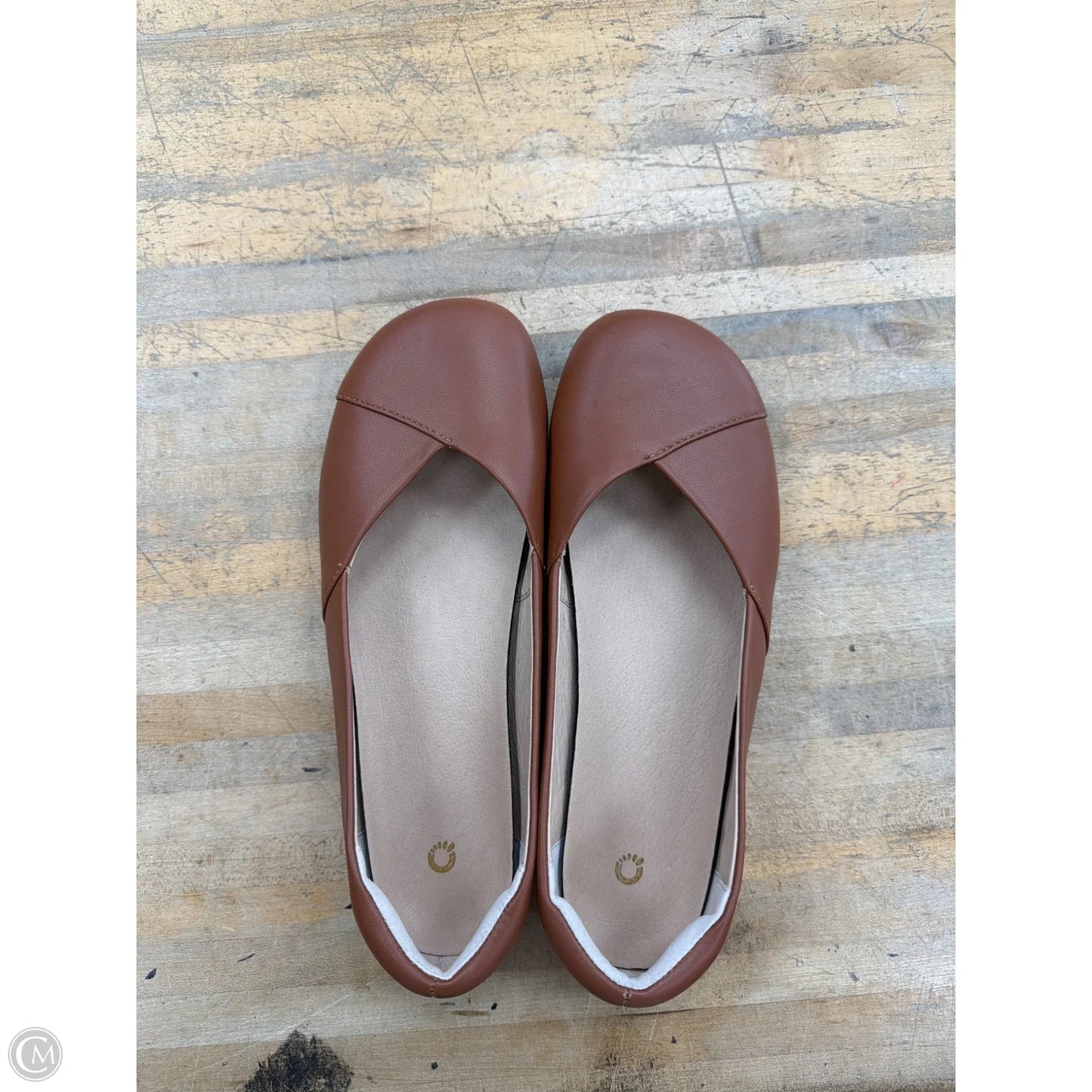 Shoes Flats By Clothes Mentor In Brown, Size: 9