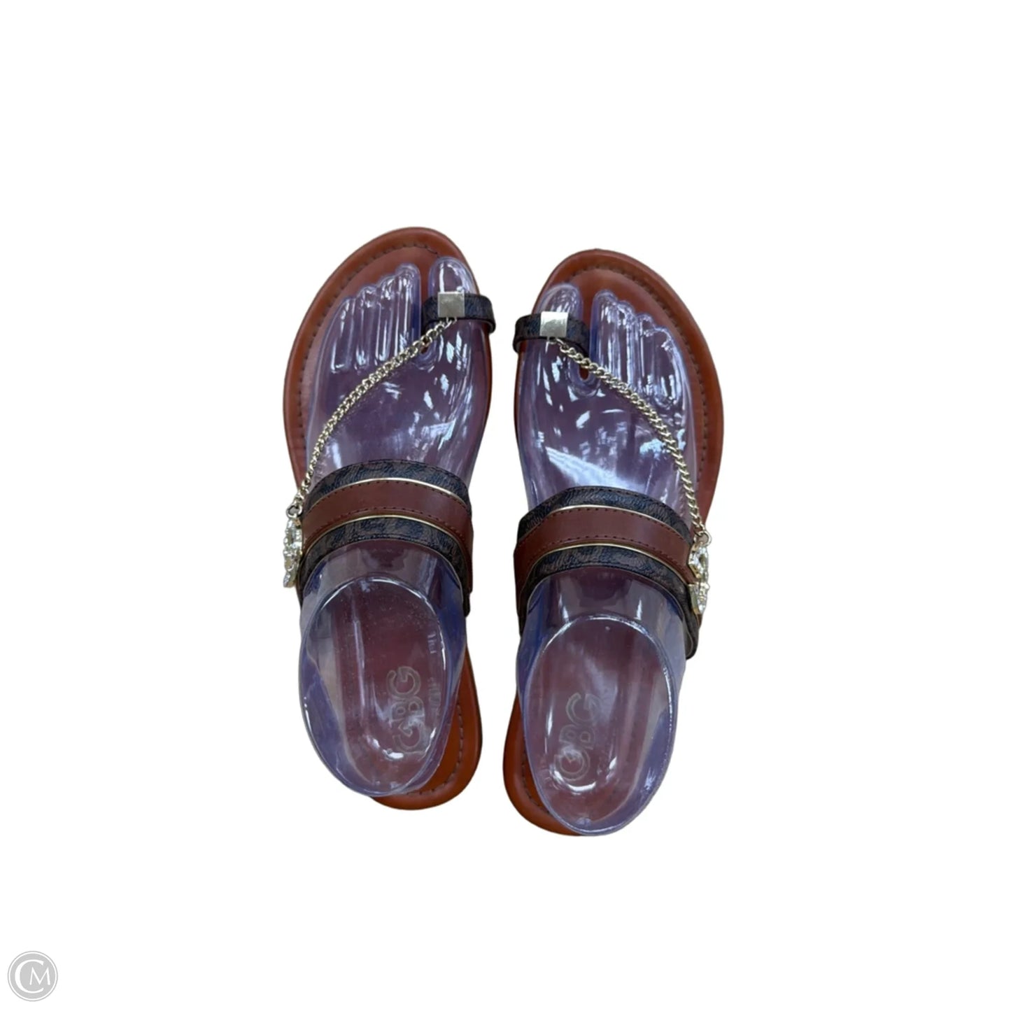 Sandals Flats By Gbg In Brown, Size: 8