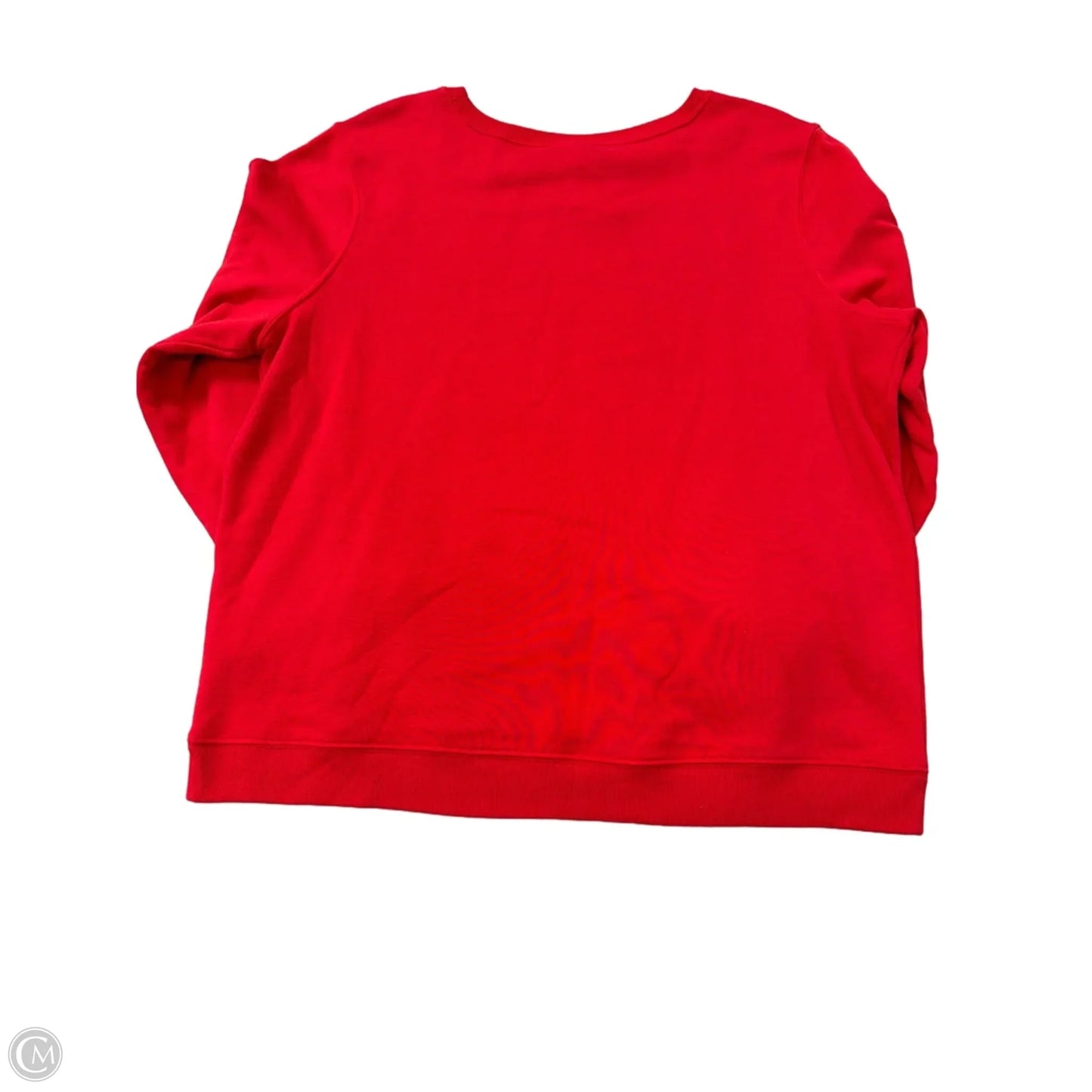 Top Long Sleeve By Old Navy In Red, Size: Xl