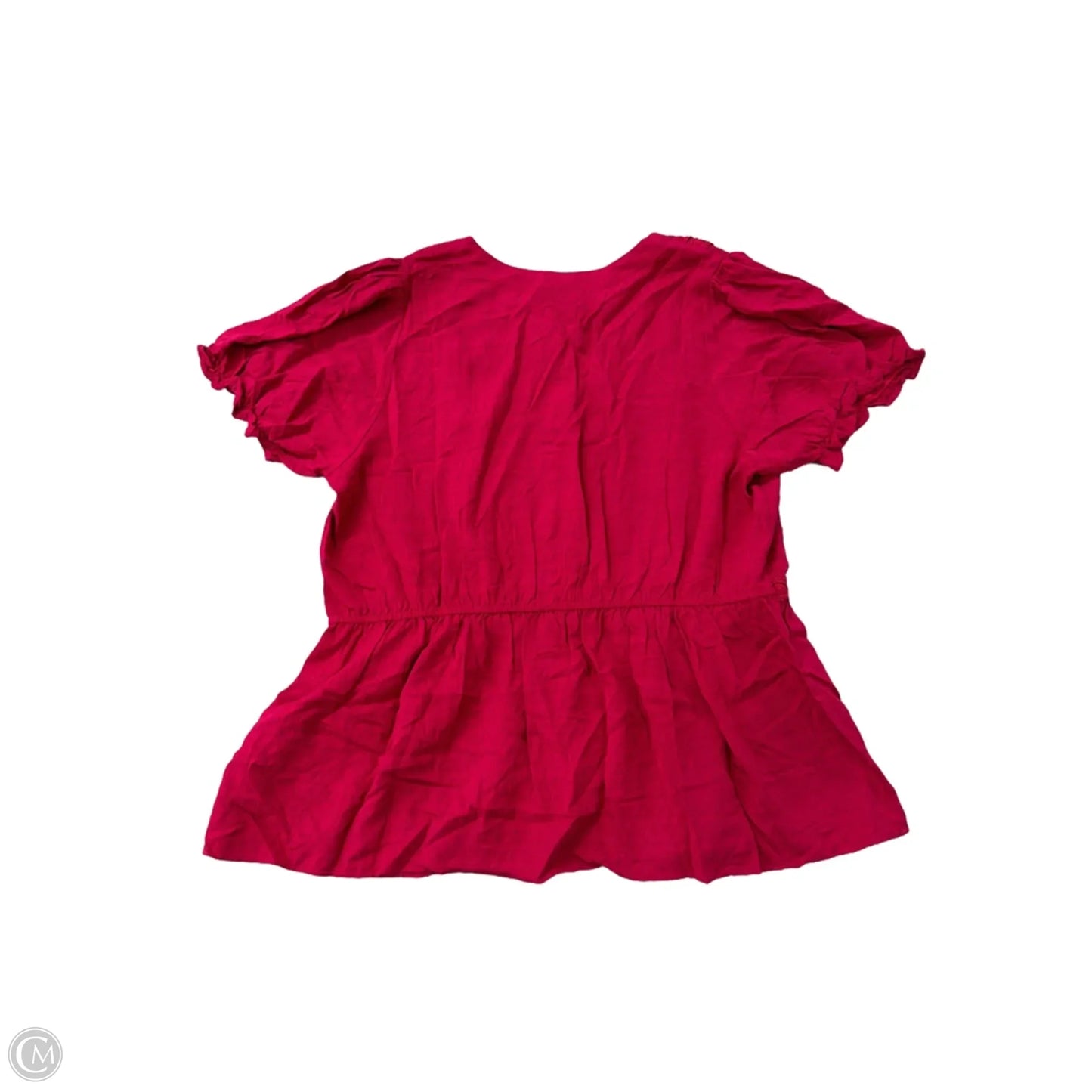 Top Short Sleeve By City Chic In Pink, Size: S