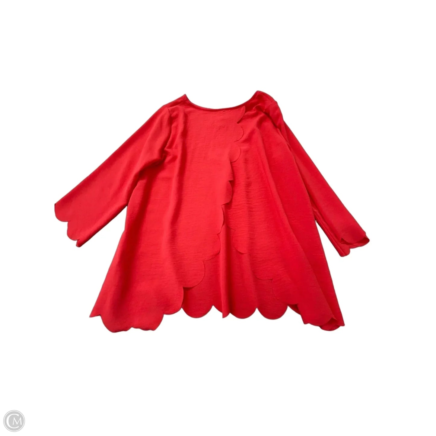 Top Long Sleeve By Jodifl In Coral, Size: L