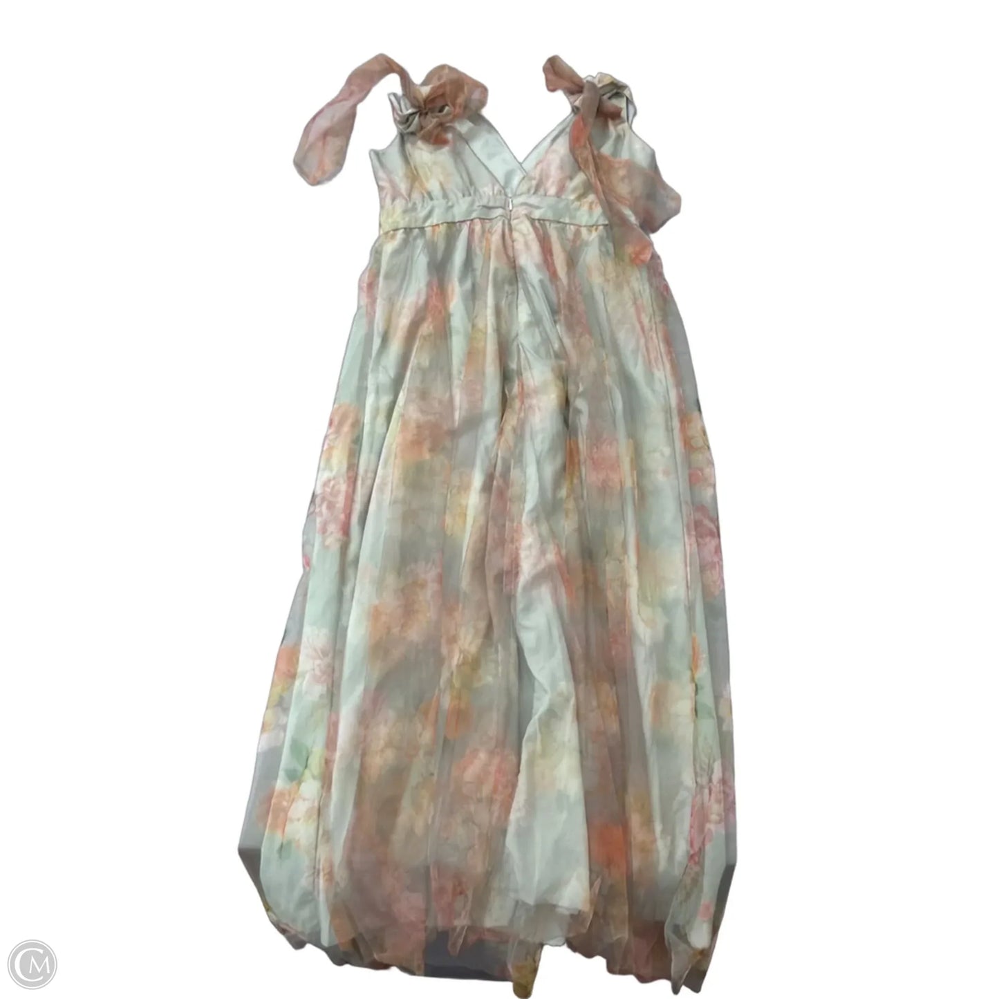 Dress Casual Midi By Maggy London In Floral Print, Size: M