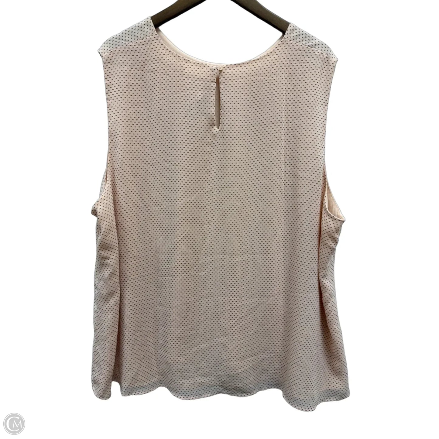 Top Sleeveless By Pleione In Pink, Size: 3x