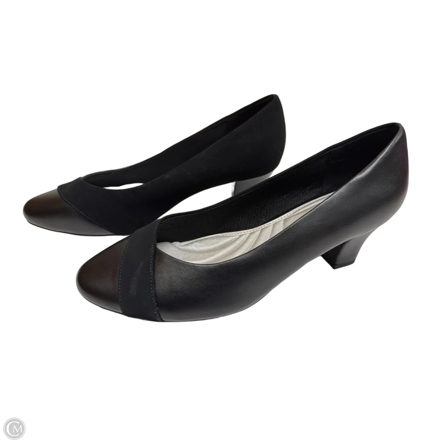 Shoes Heels Kitten By Easy Street In Black, Size: 8.5