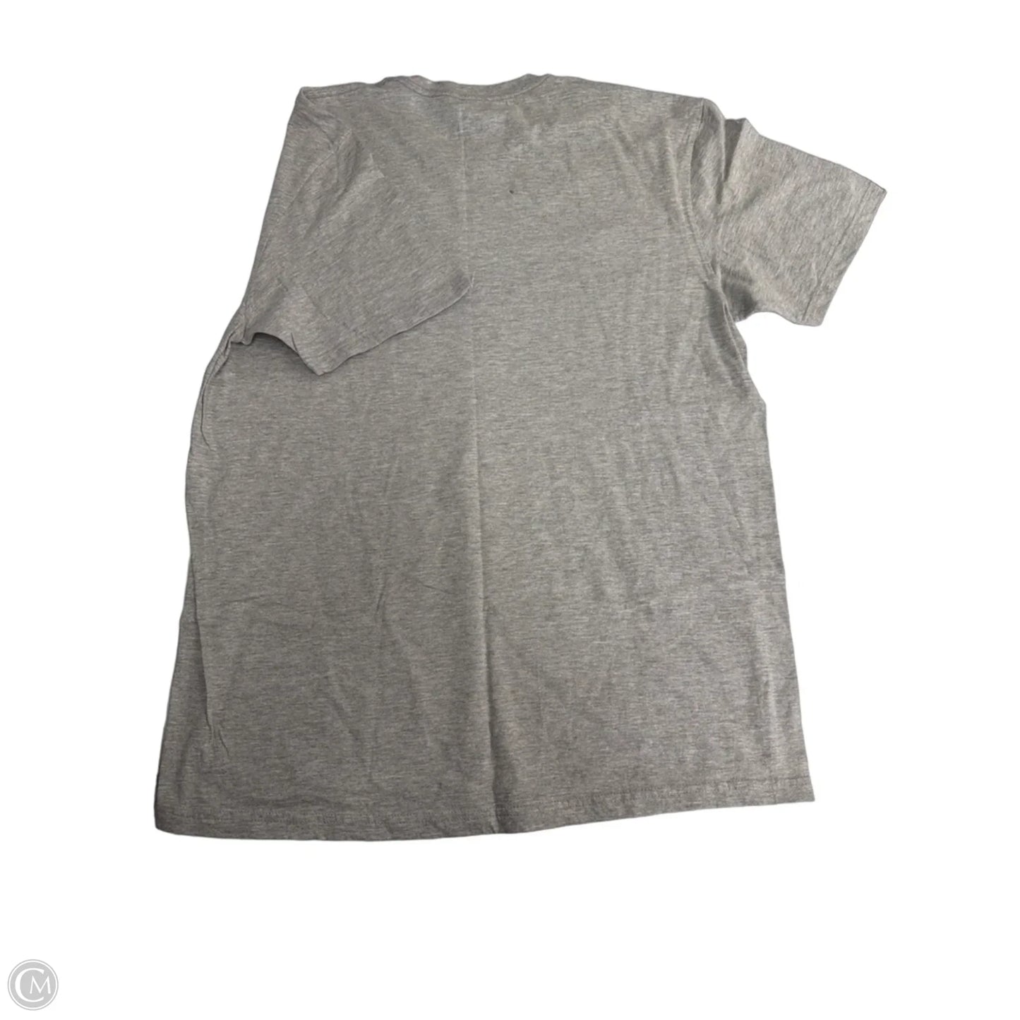 Top Short Sleeve By Disney In Grey, Size: L
