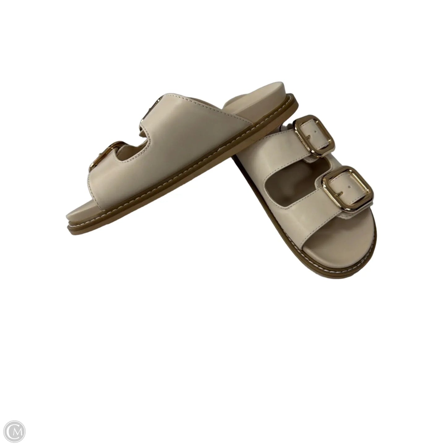Sandals Flats By Universal Thread In Cream, Size: 6.5