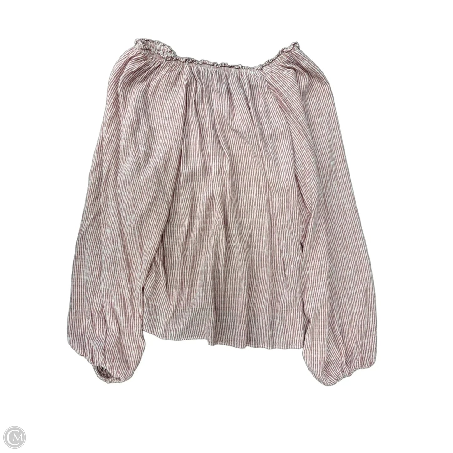 Top Long Sleeve By Old Navy In Striped Pattern, Size: L