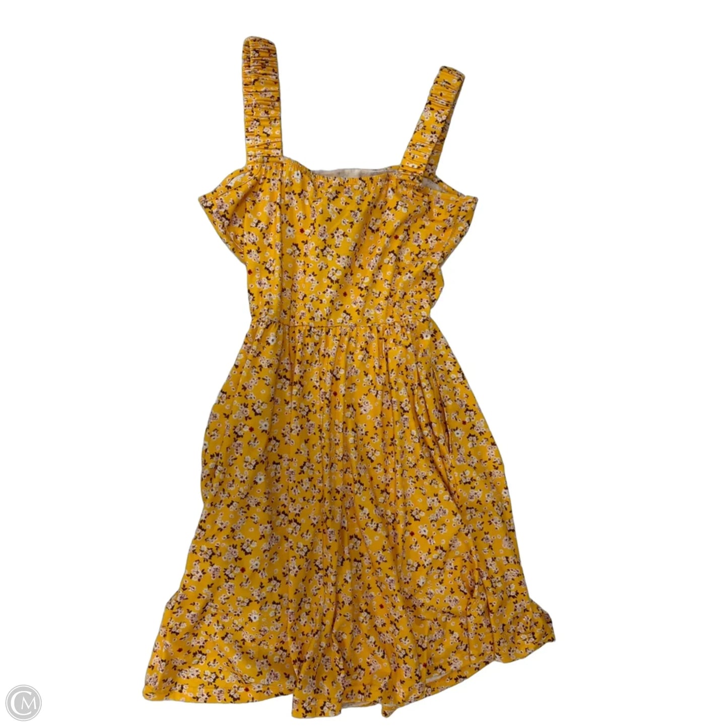 Dress Casual Midi By Clothes Mentor In Floral Print, Size: M