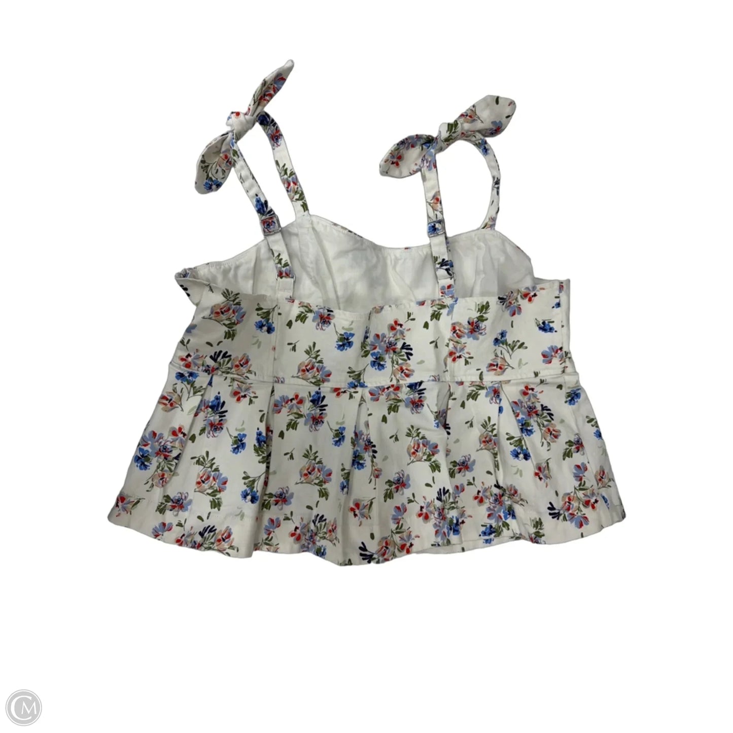 Tank Top By Free Assembly In Floral Print, Size: 1x