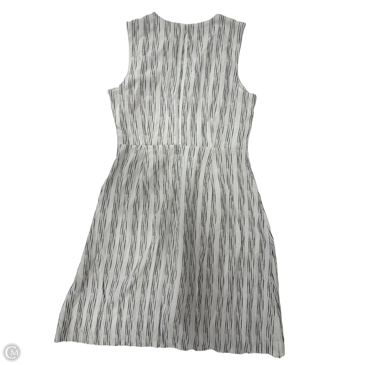 Dress Casual Midi By Calvin Klein In Black & White, Size: M