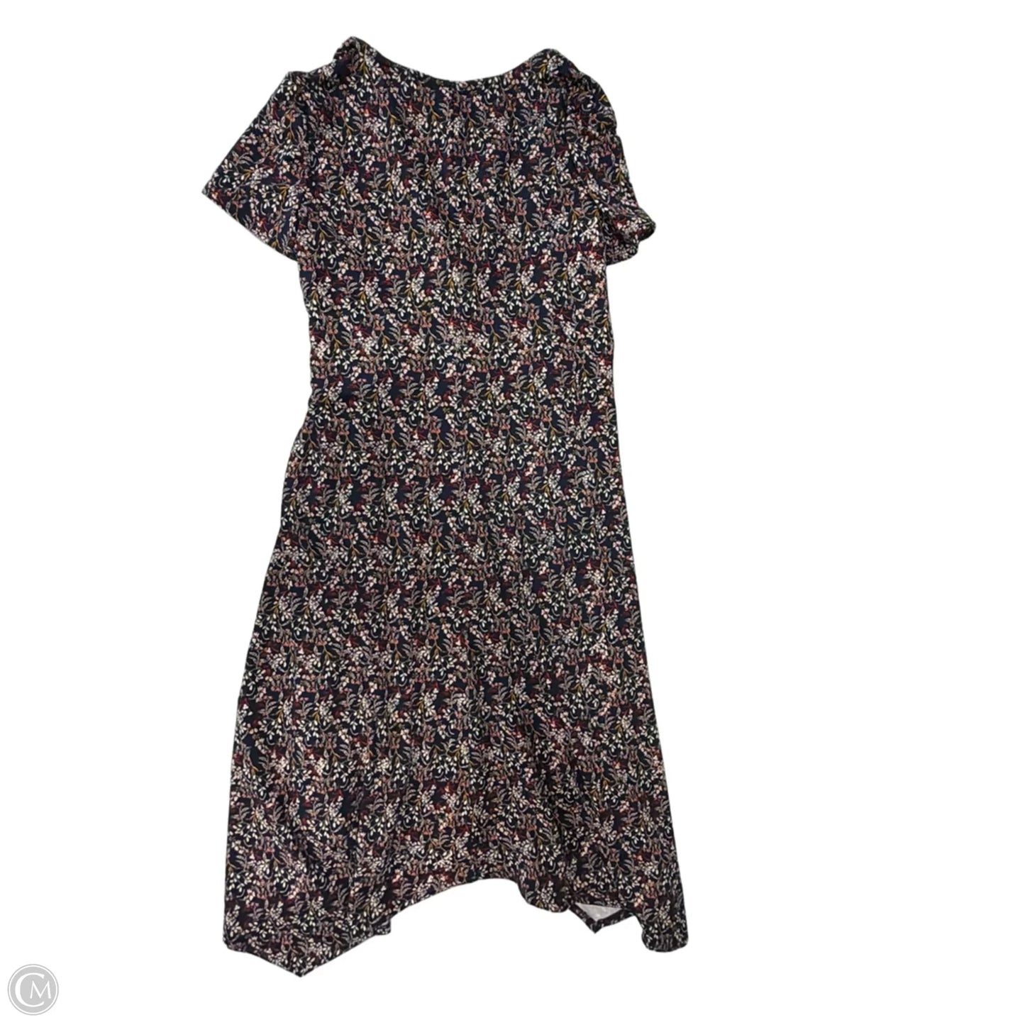 Dress Casual Midi By Perceptions In Floral Print, Size: Mp