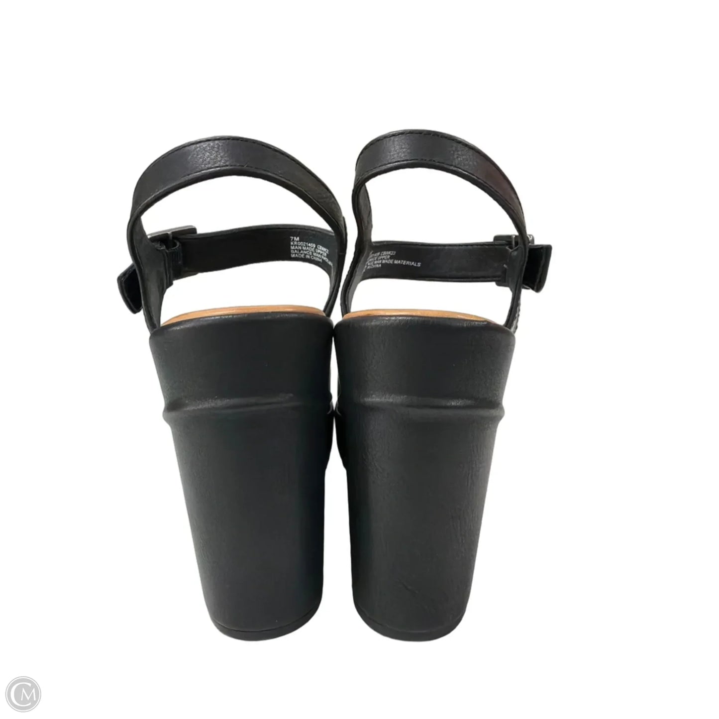 Shoes Heels Wedge By Korks In Black, Size: 7
