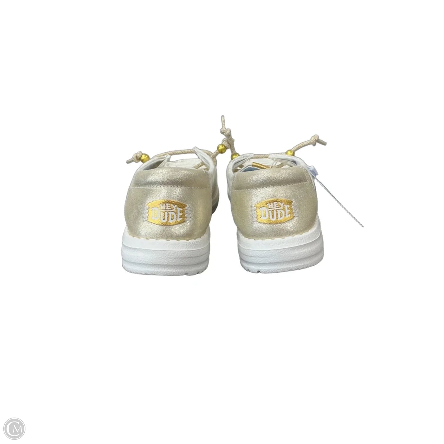 Shoes Flats By Hey Dude In Cream, Size: 9