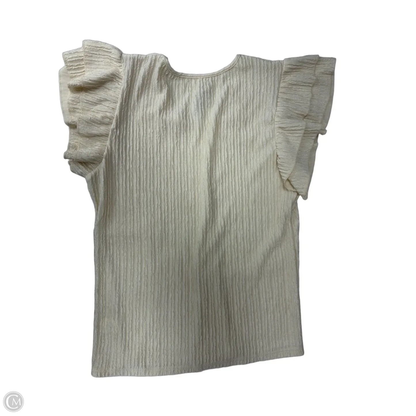 Top Sleeveless By Cmf In Cream, Size: L