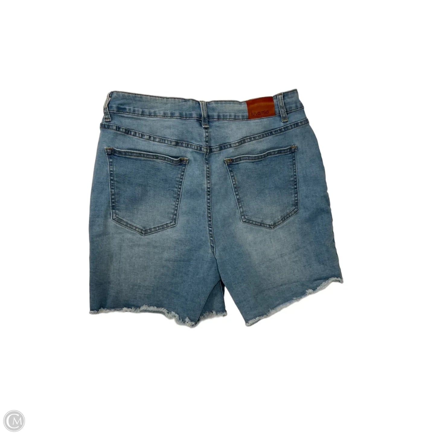 Shorts By Luvamia In Blue Denim, Size: 12