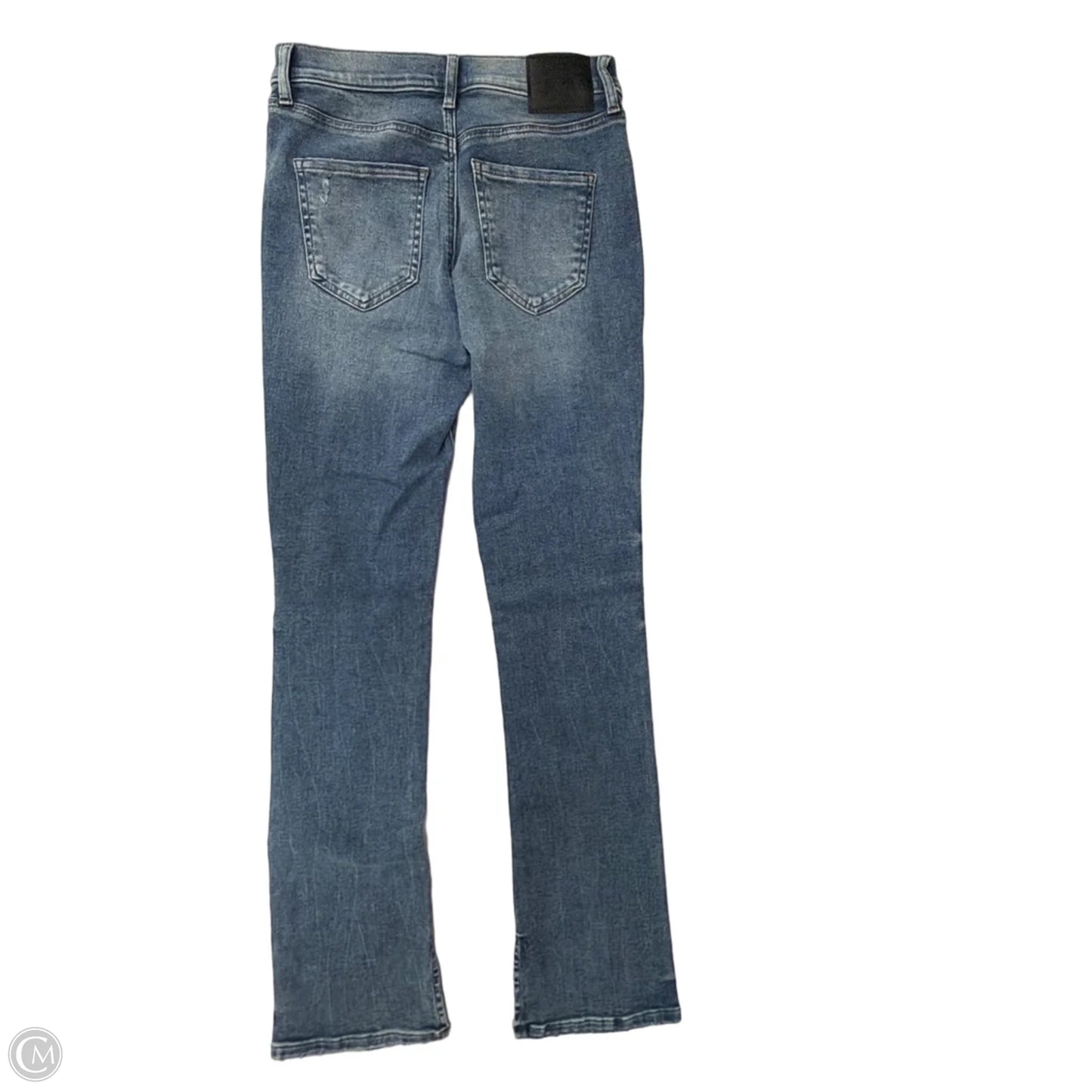 Jeans Boot Cut By Express In Blue Denim, Size: 8