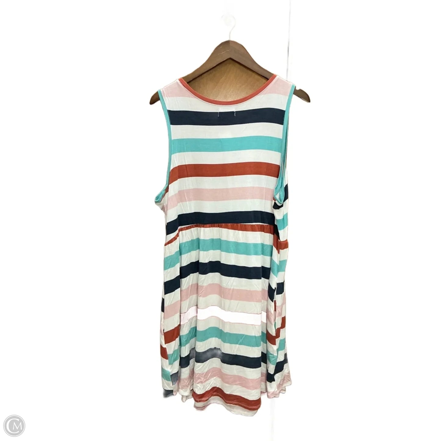 Dress Casual Midi By Maurices In Striped Pattern, Size: 1x