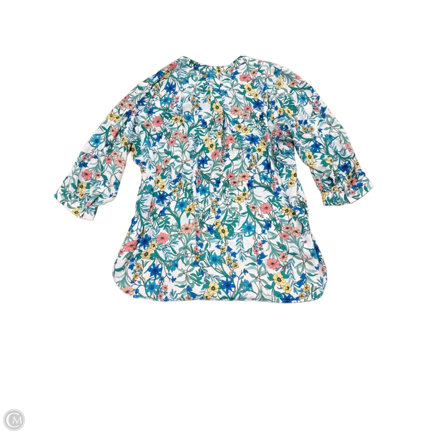Top 3/4 Sleeve By Violet And Claire In Floral Print, Size: 3x