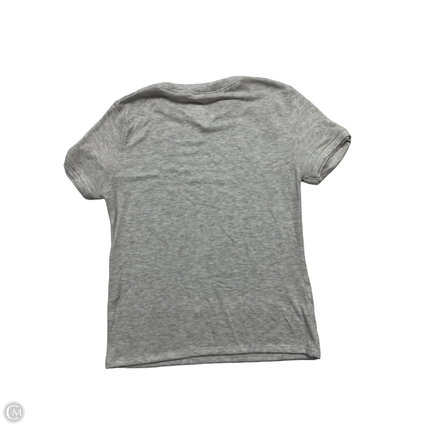 Top Short Sleeve By Zara In Grey, Size: L