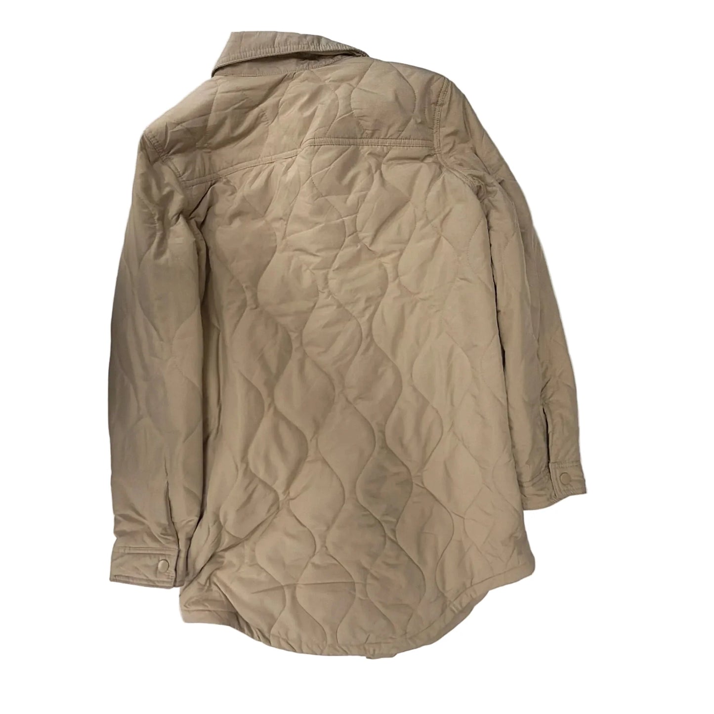 Jacket Puffer & Quilted By Love Tree In Tan, Size: S