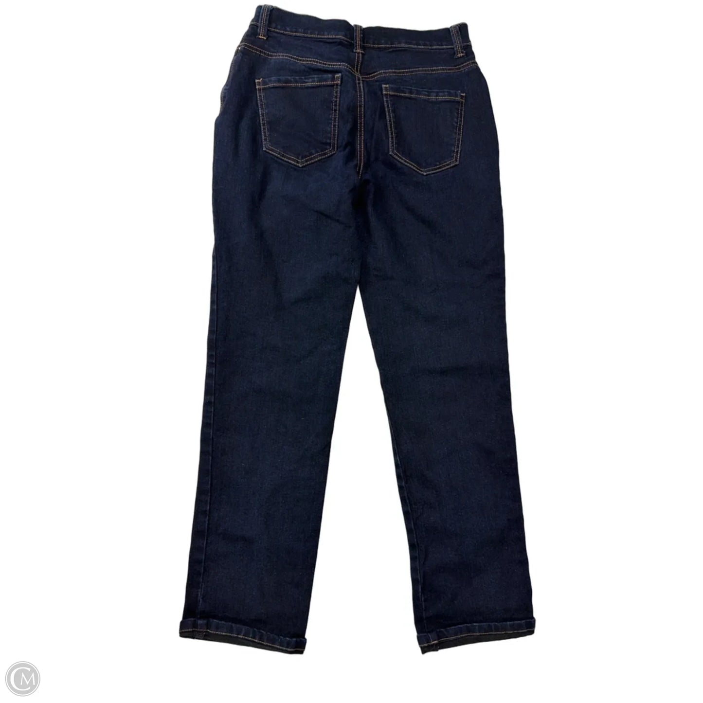 Jeans Straight By Gloria Vanderbilt In Blue Denim, Size: 4