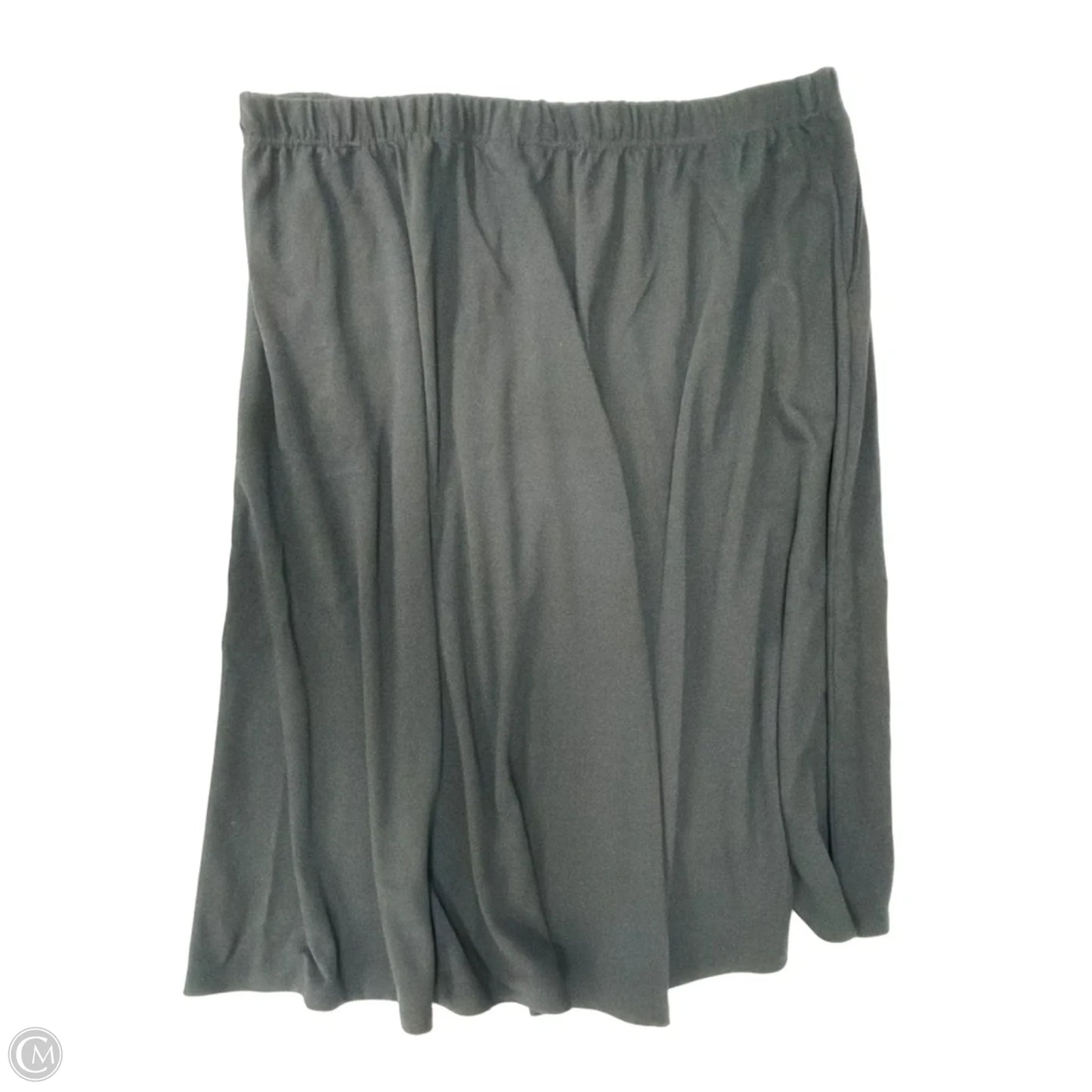 Skirt Midi By Woman Within In Black, Size: 2x