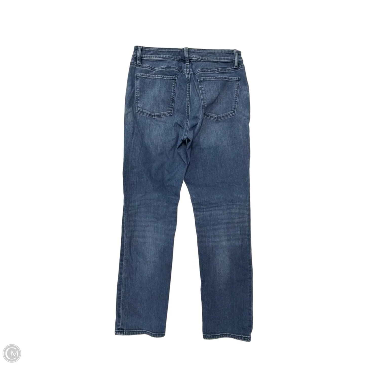Jeans Straight By Talbots In Blue Denim, Size: 8