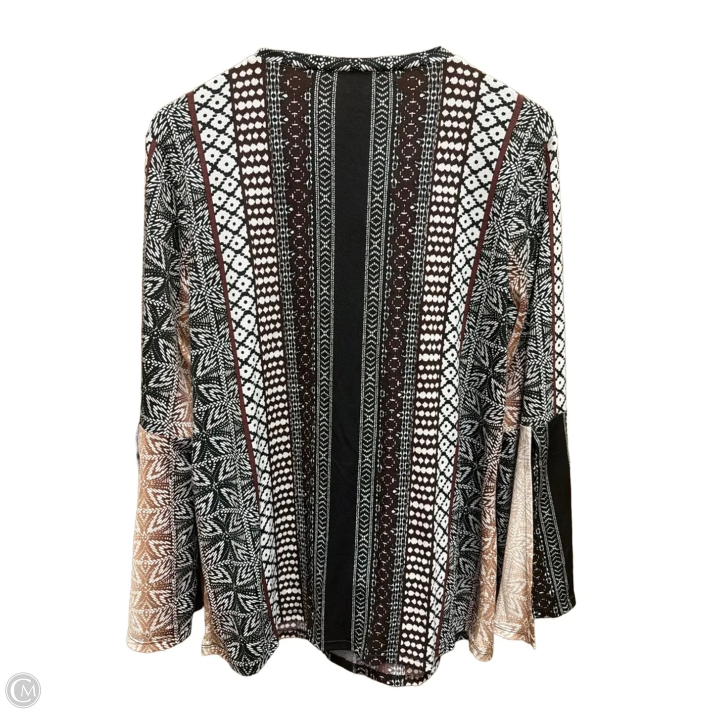 Top Long Sleeve By Cato In Black, Size: M