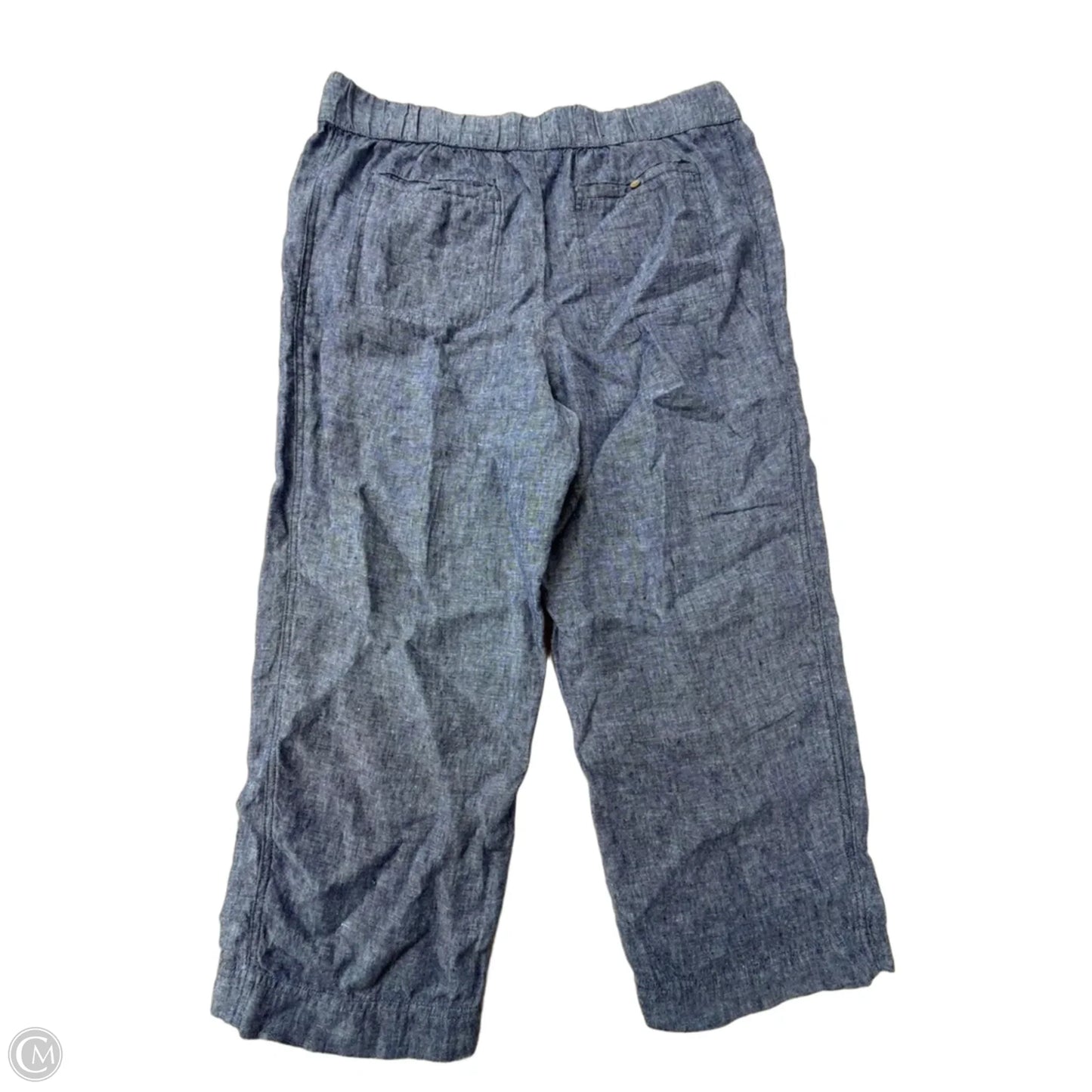 Pants Linen By Pure Jill In Blue, Size: M